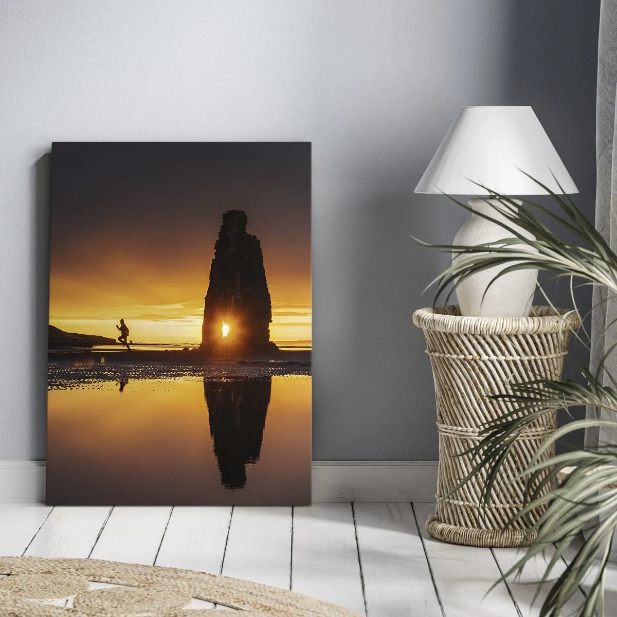 Canvastavla - Bild på duk - Bara du och naturen - 50x70 cm