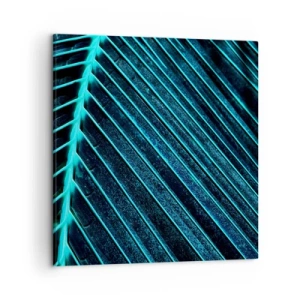 Canvastavla - Bild på duk - Grön textur - 50x50 cm