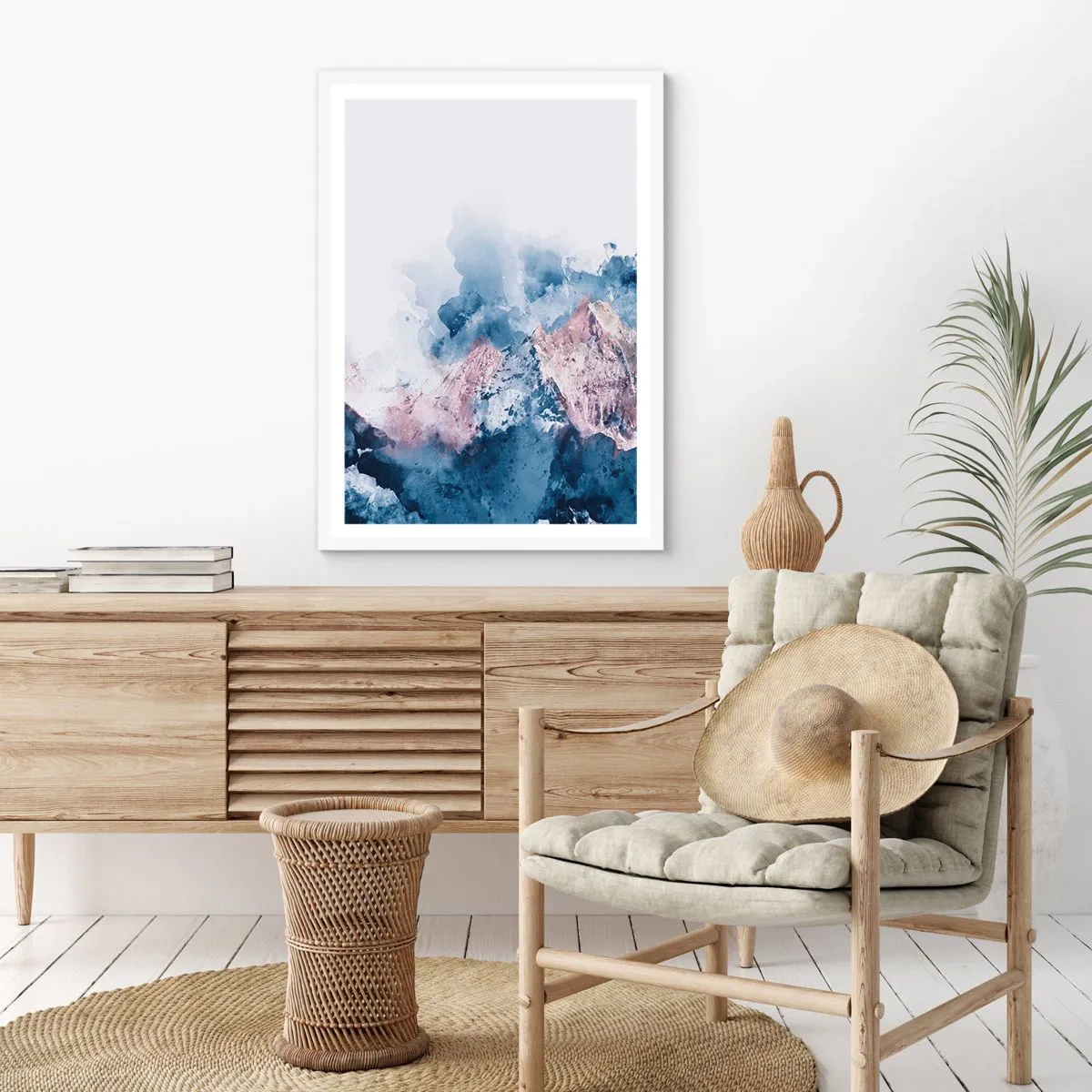Affisch i vit ram - Det är toppen! - 70x100 cm