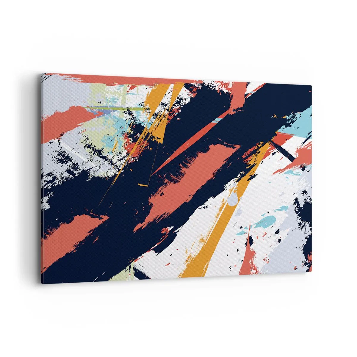 Canvastavla - Bild på duk - Dynamisk komposition - 100x70 cm