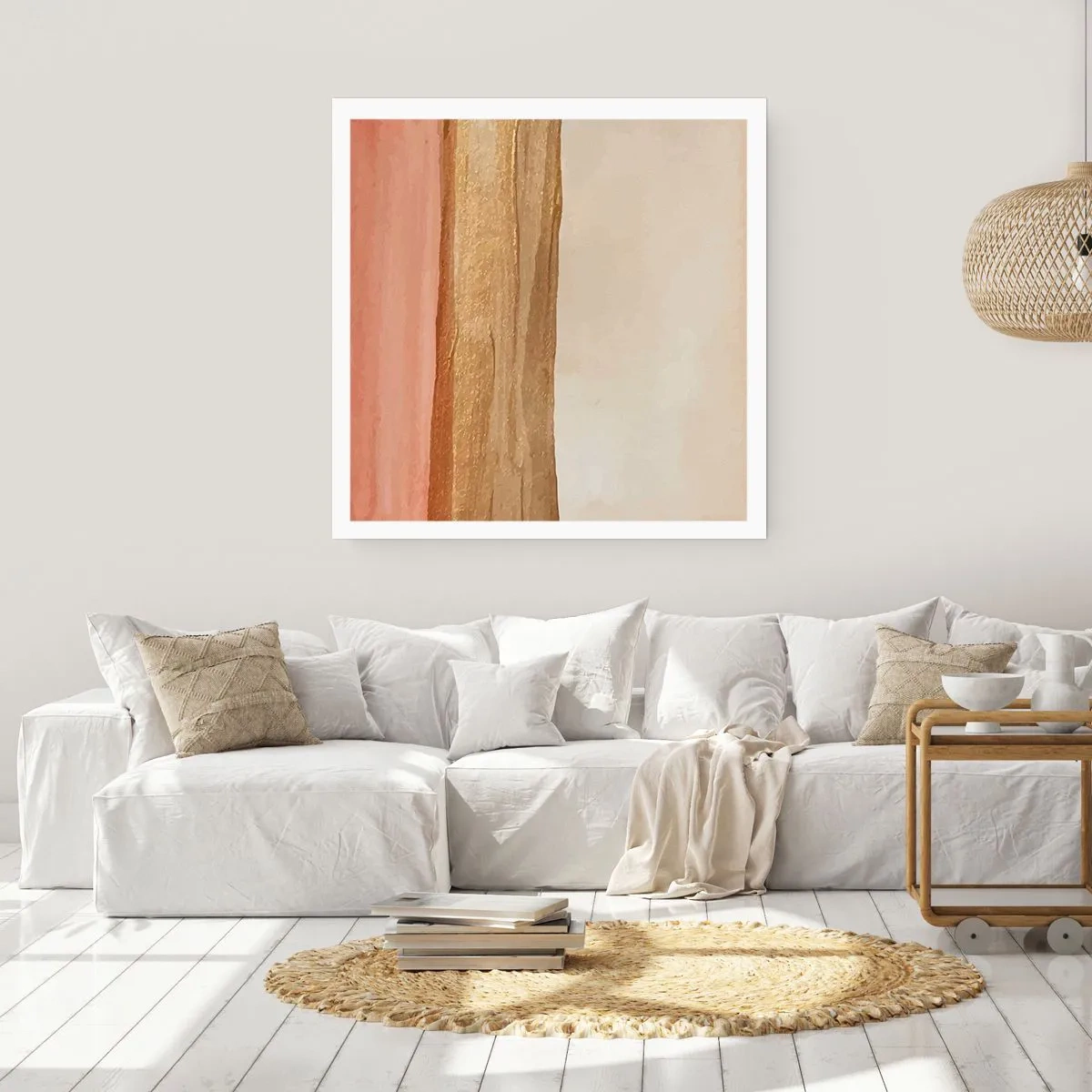 Affisch - Vertikal komposition - 40x40 cm