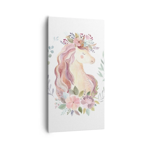 Canvastavla - Bild på duk - En inbjudan till sagornas värld - 55x100 cm