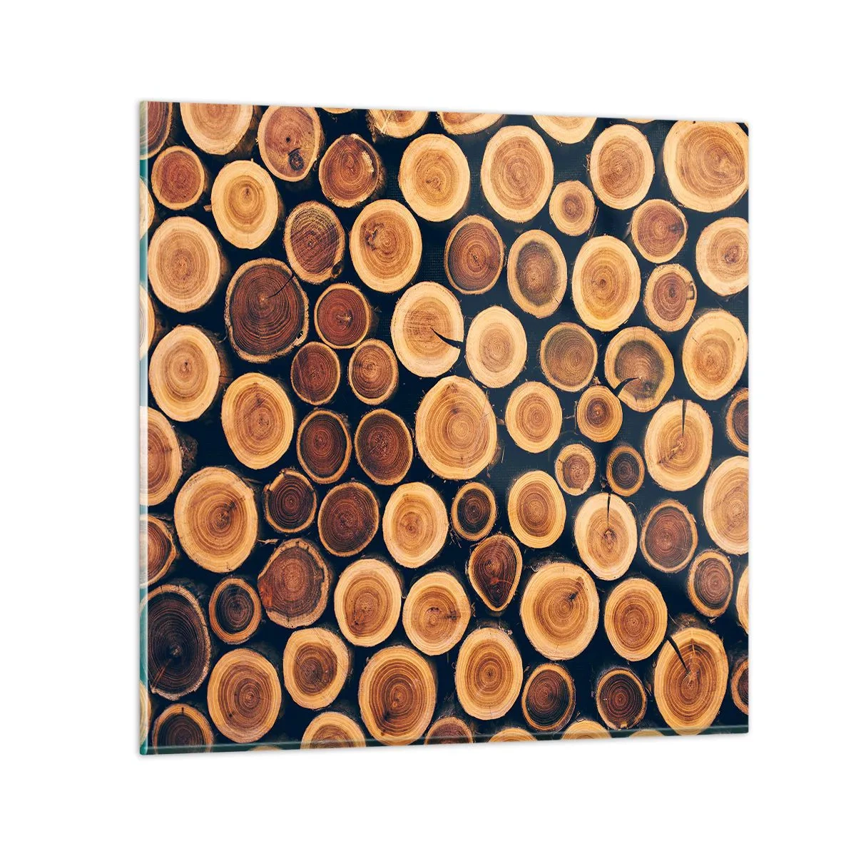 Glastavla - Bild på glas - Hur gammal ser jag ut att vara? - 70x70 cm