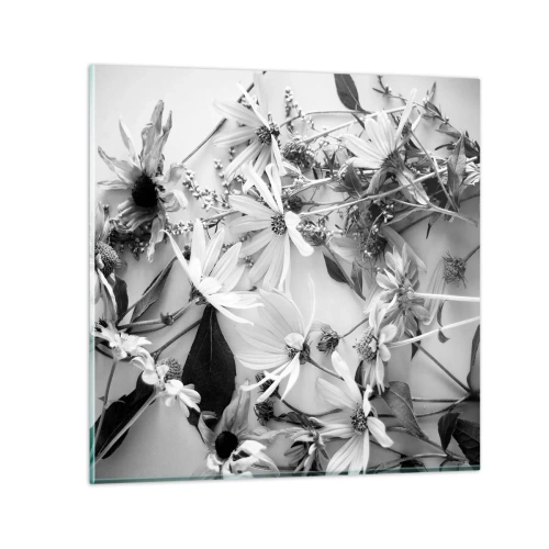 Glastavla - Bild på glas - Icke-blombukett - 50x50 cm