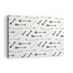 Canvastavla - Bild på duk - Pilbågsskyttens sömn - 100x70 cm