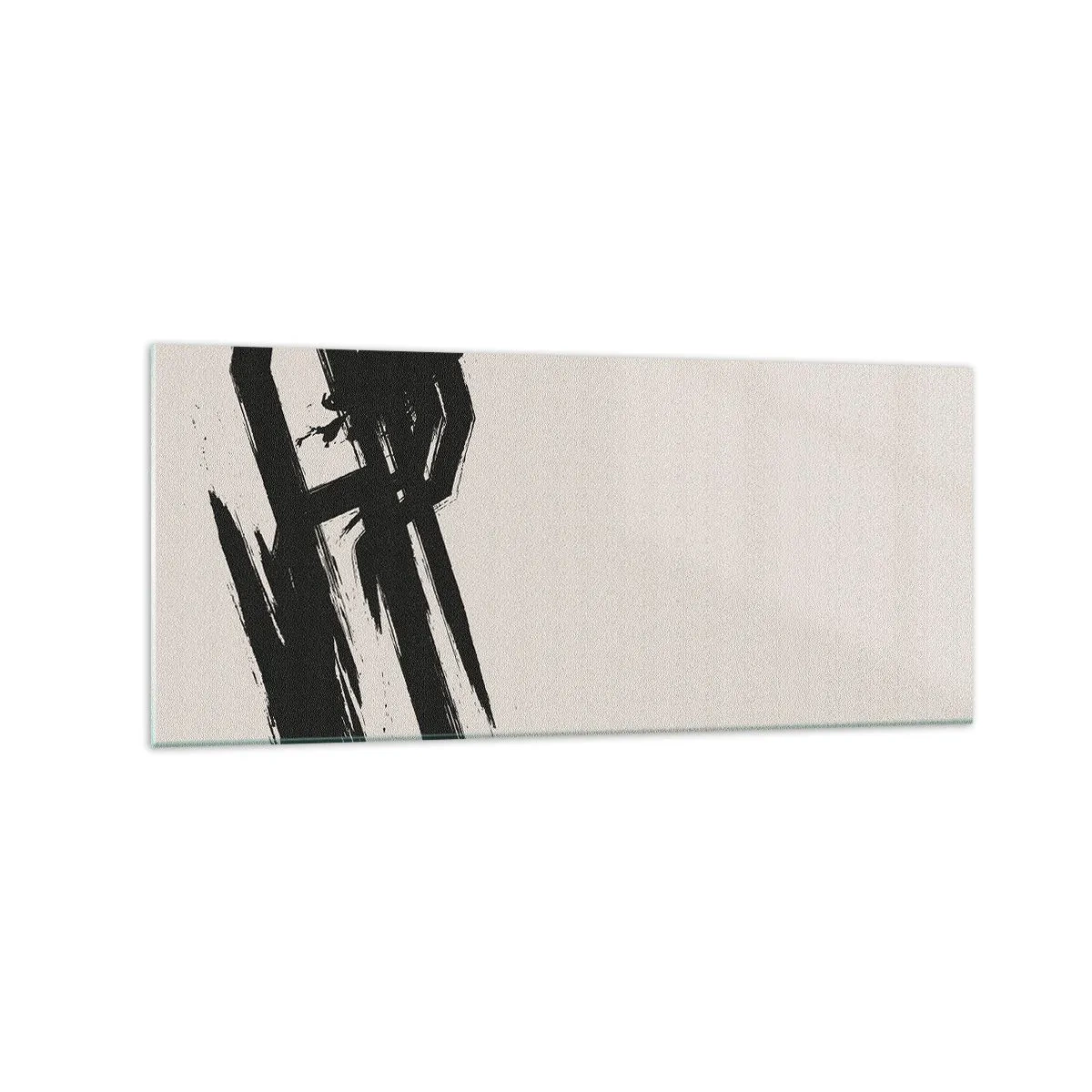 Glastavla - Bild på glas - En ostoppbar rörelse - 120x50 cm