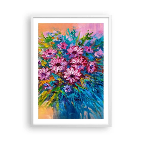 Affisch i vit ram - Livets energi - 50x70 cm