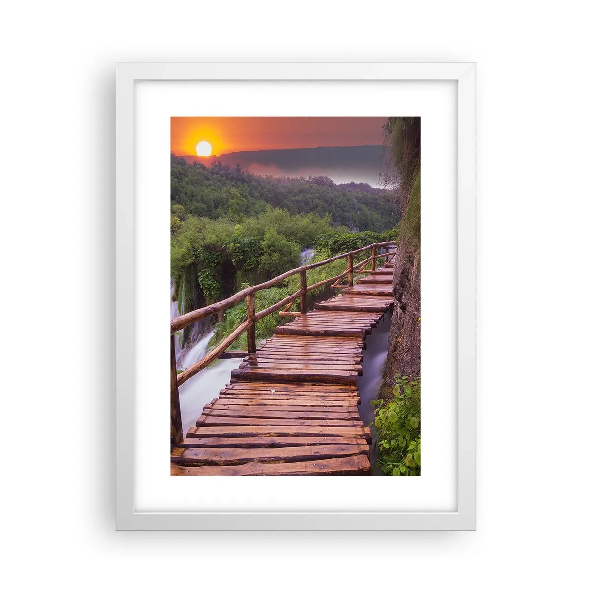 Affisch i vit ram - Otrolig skönhet - 30x40 cm