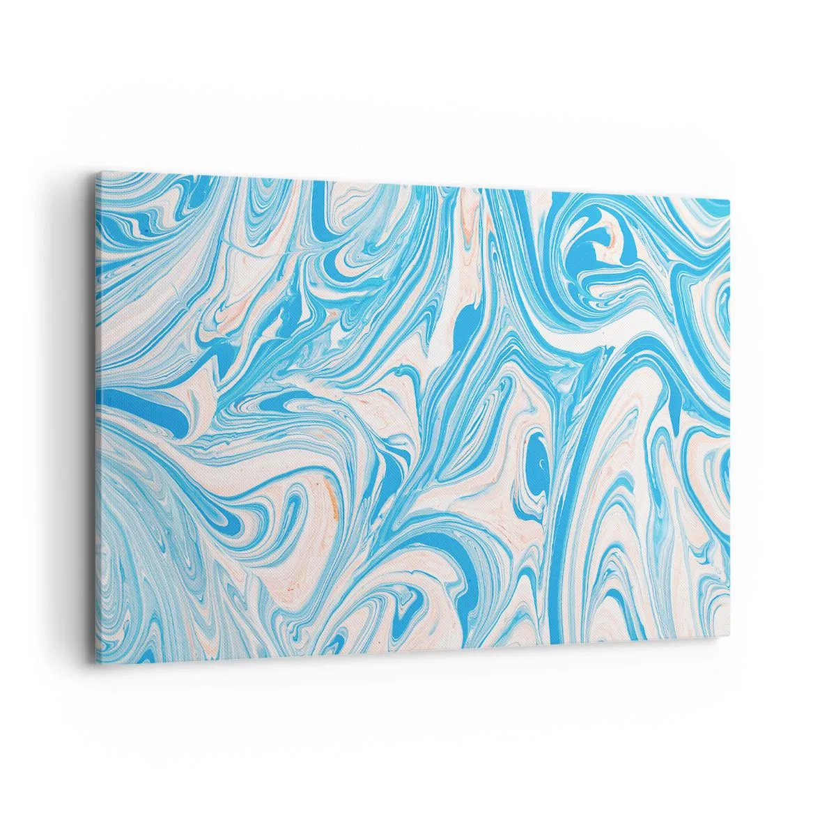 Canvastavla - Bild på duk - Utspilld turkos - 120x80 cm