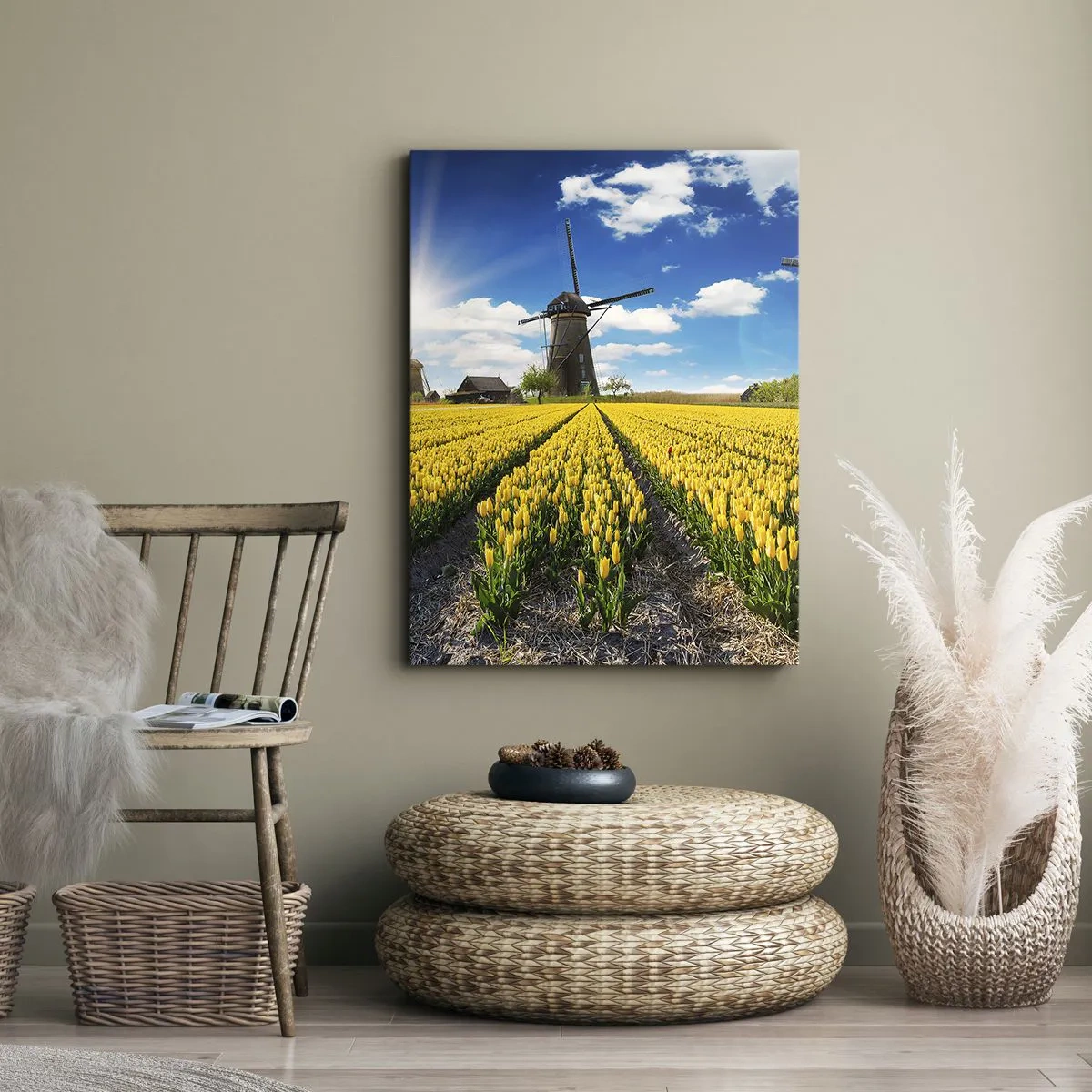 Canvastavla - Bild på duk - Mer holländskt kan inte vara - 50x70 cm