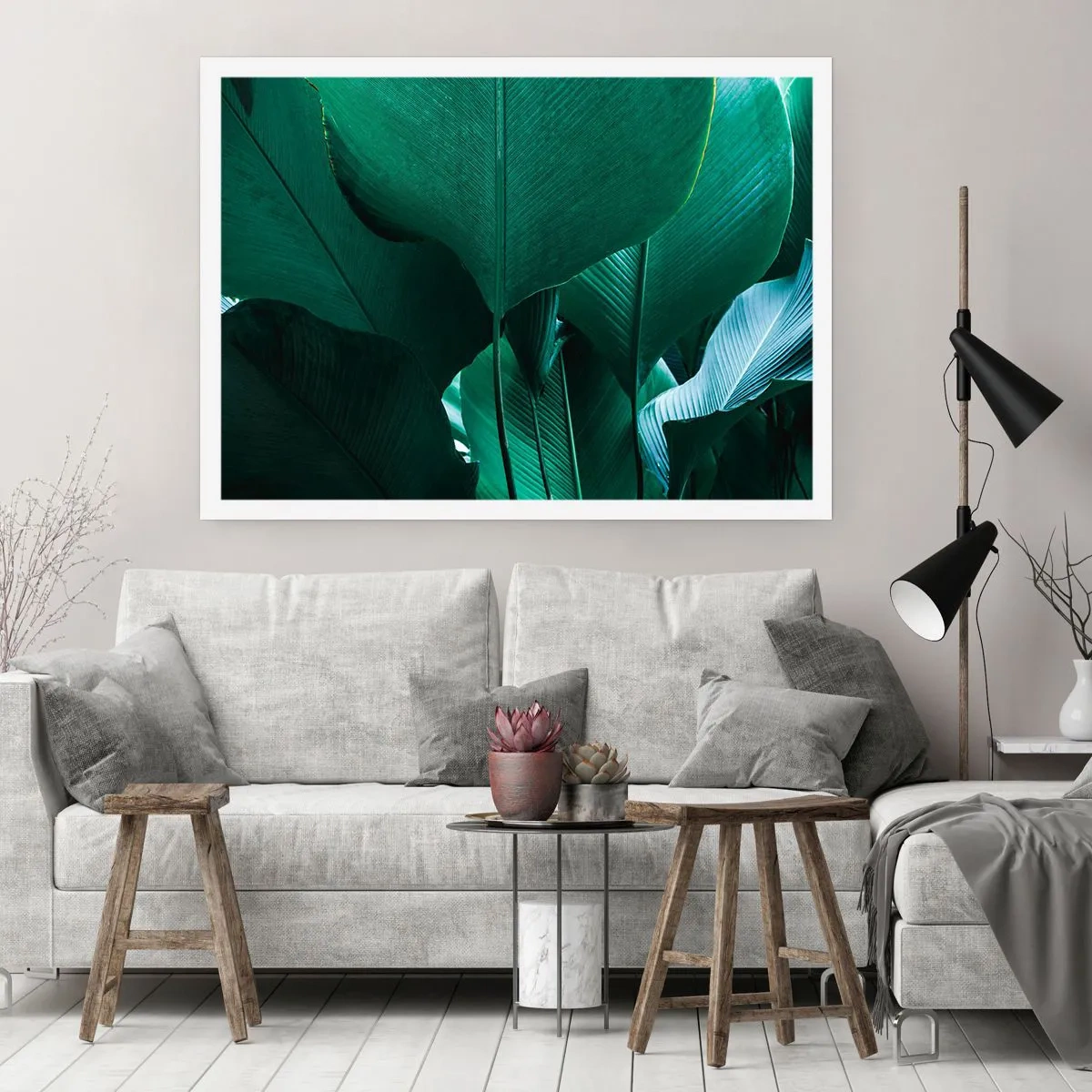 Affisch - Vända mot ljuset - 100x70 cm