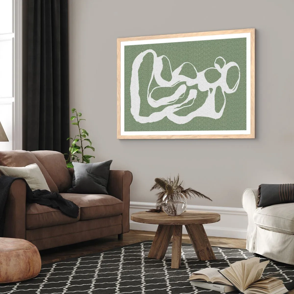 Affisch i ram av ljusek - Rymdens kallelse - 91x61 cm