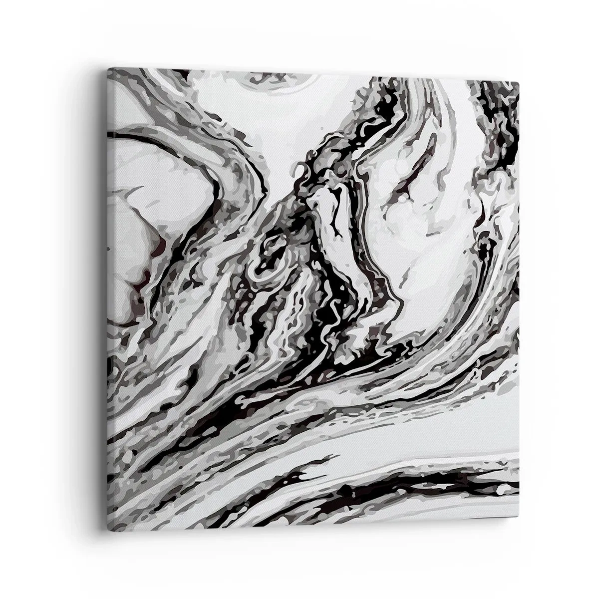 Canvastavla - Bild på duk - I början var det kaos - 40x40 cm