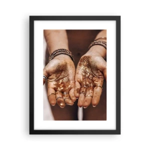 Affisch i svart ram - Gåva för dig - 30x40 cm