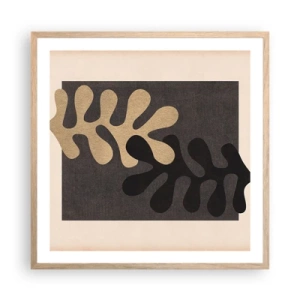 Affisch i ram av ljusek - Brist och komplettering - 60x60 cm