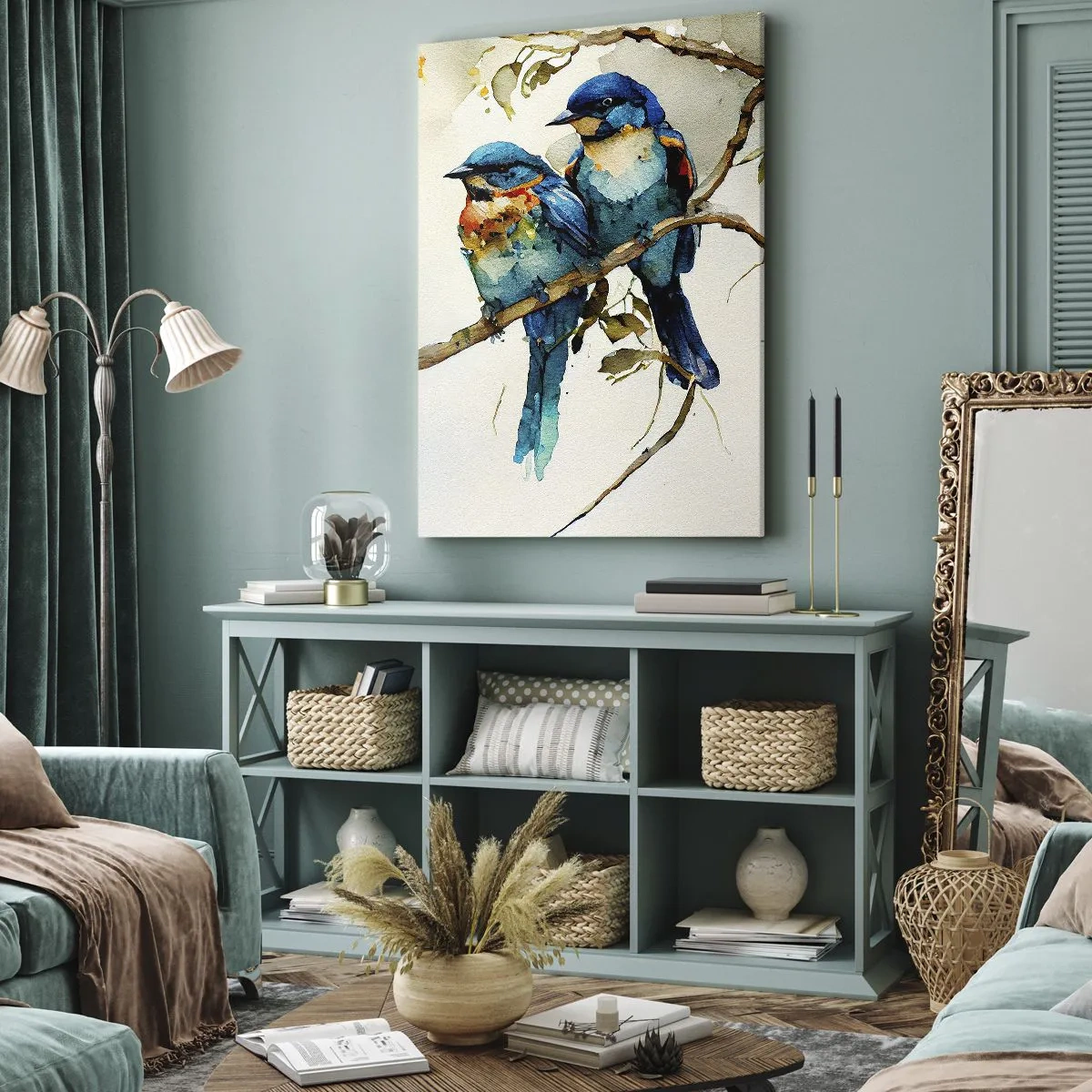 Canvastavla - Bild på duk - Sur? - 50x70 cm