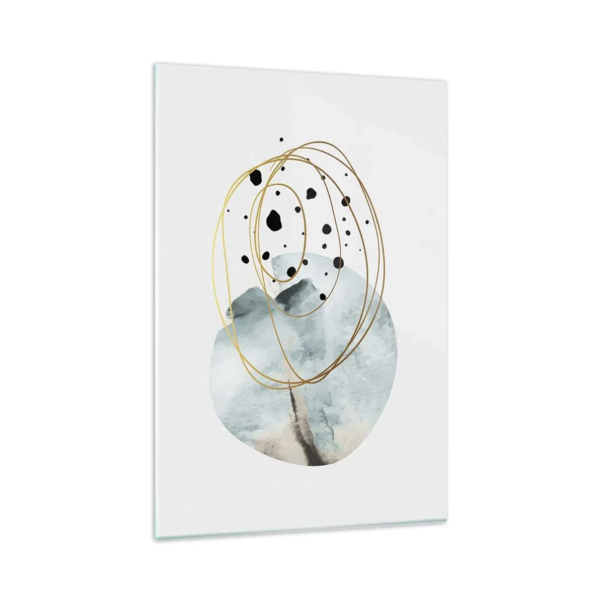 Glastavla - Bild på glas - I rummets famn - 80x120 cm