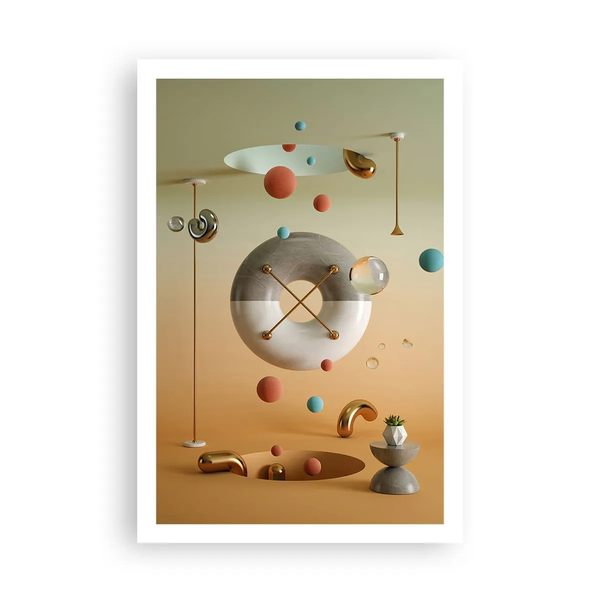 Affisch - Vad som helst kan hända - 61x91 cm