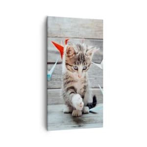 Canvastavla - Bild på duk - Första lektionen - 55x100 cm