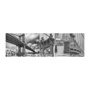 Provbit av fototapet Premium Canvas - Till stadens hjärta - New York, Stad, Manhattan - 100x30 cm