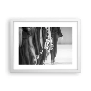 Affisch i vit ram - En elegant parad - 40x30 cm