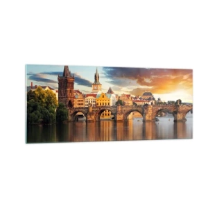 Glastavla - Bild på glas - Vacker sedan århundraden - 100x40 cm