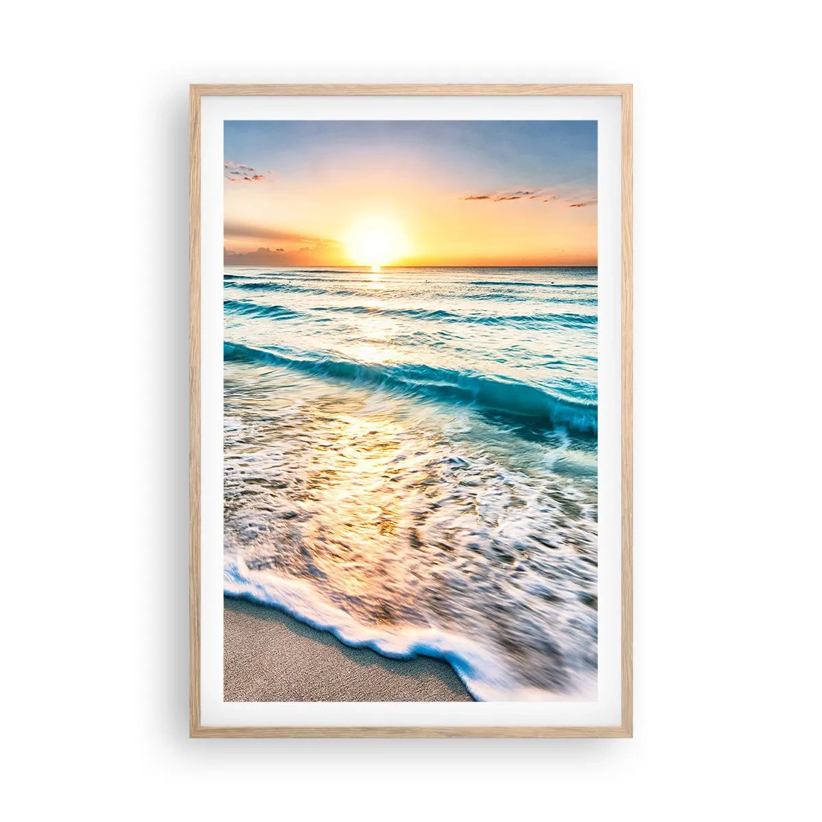 Affisch i ram av ljusek - Vy värd besväret - 61x91 cm