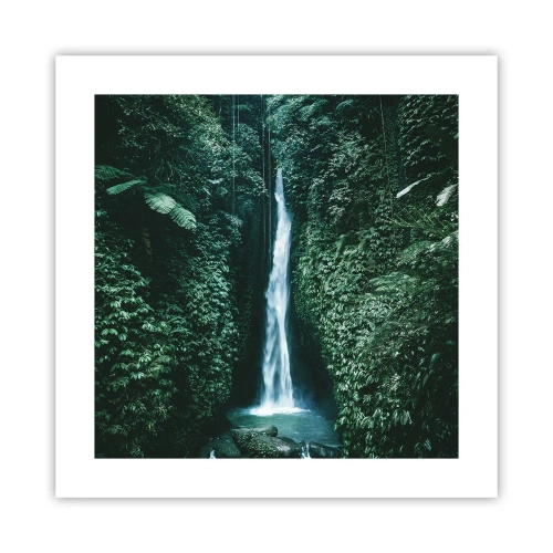 Affisch - Tropisk spa - 40x40 cm