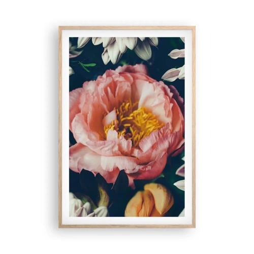 Affisch i ram av ljusek - Med barockprakt - 61x91 cm