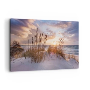 Canvastavla - Bild på duk - Farväl till solen och vinden - 100x70 cm