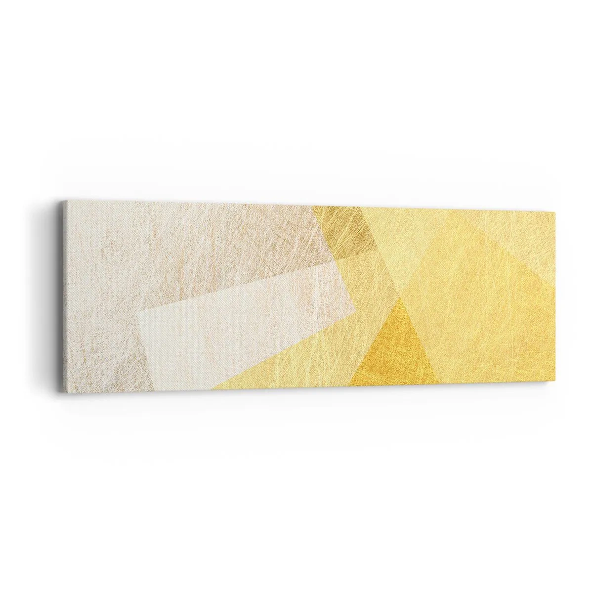 Canvastavla - Bild på duk - Geometriskt väder - 90x30 cm