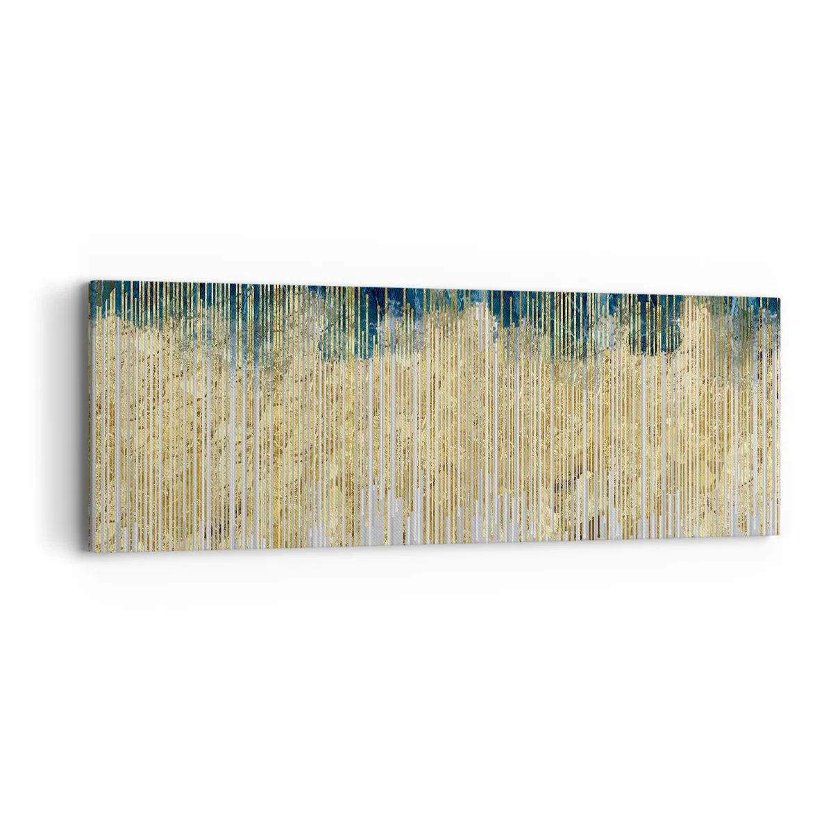 Canvastavla - Bild på duk - Förgylld gräns - 90x30 cm
