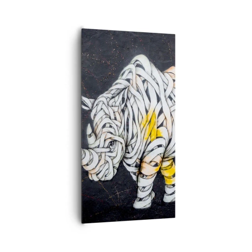 Canvastavla - Bild på duk - Grovhet är en myt - 65x120 cm