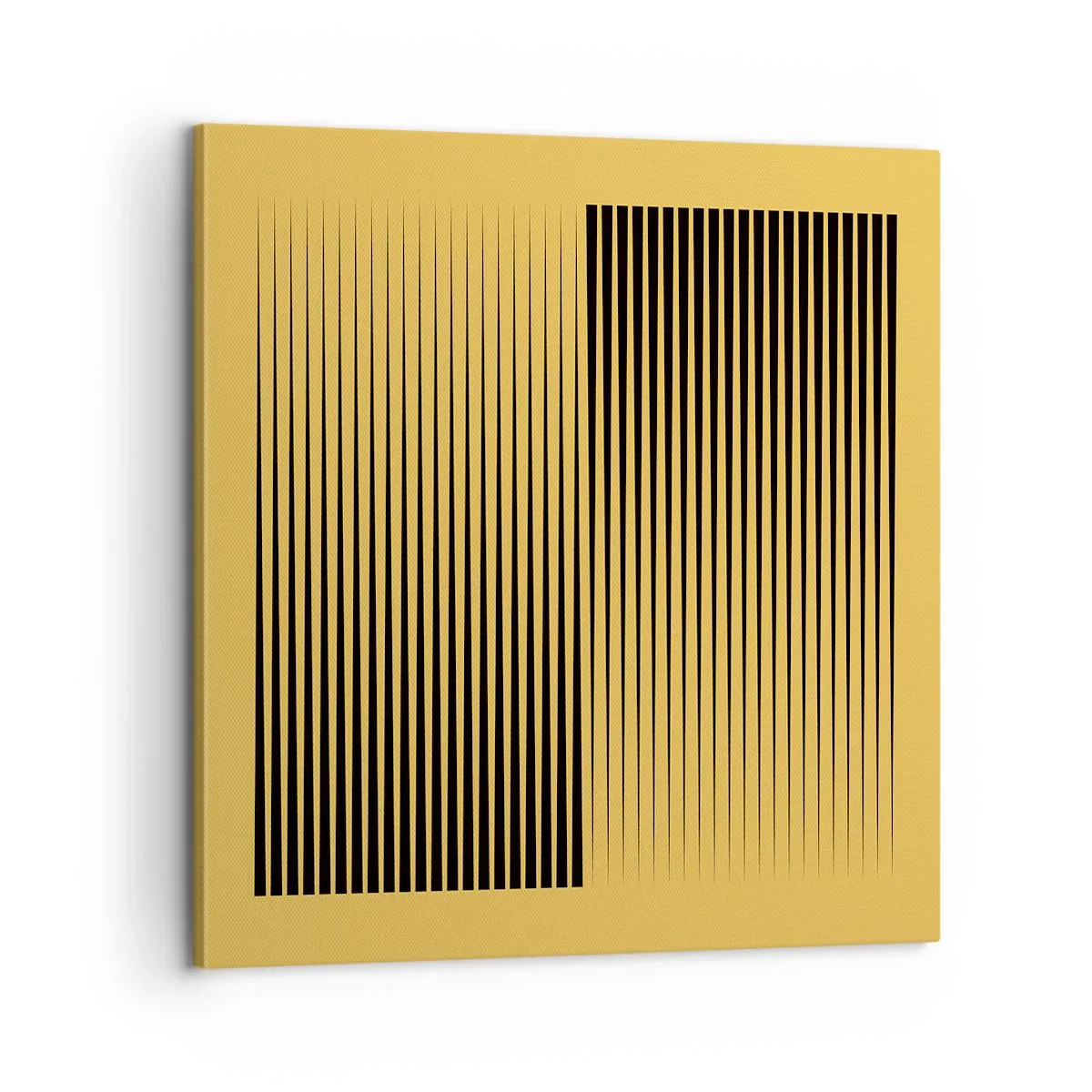 Canvastavla - Bild på duk - Motsatsernas kvadrat - 60x60 cm