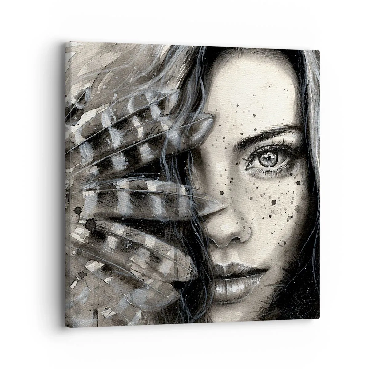 Canvastavla - Bild på duk - Vild skönhet - 30x30 cm