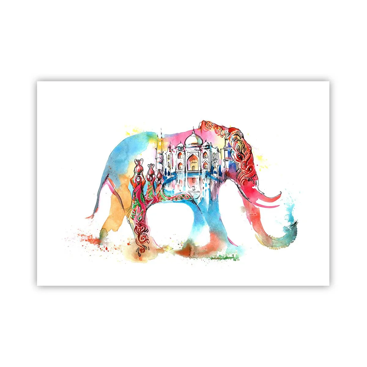 Affisch - Indien - kärlekens aura - 100x70 cm