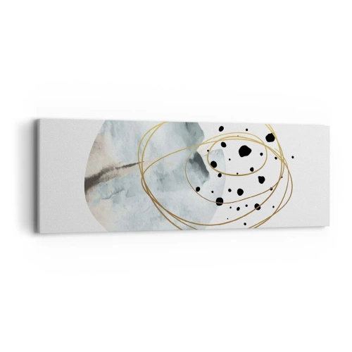 Canvastavla - Bild på duk - I rummets famn - 90x30 cm