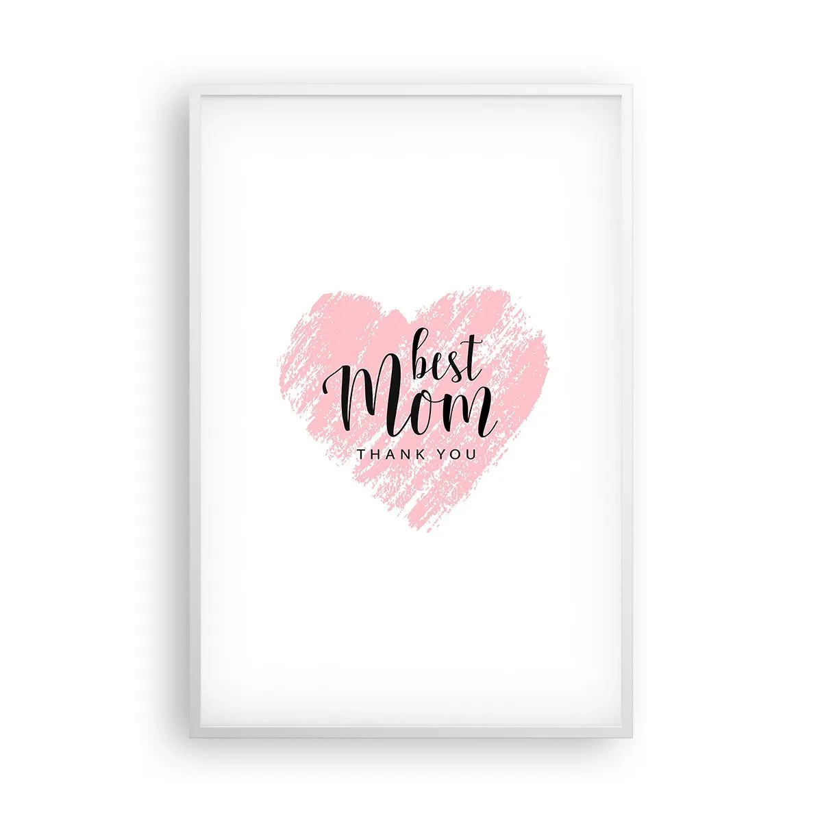 Affisch i vit ram - Alltid rätt ögonblick - 61x91 cm