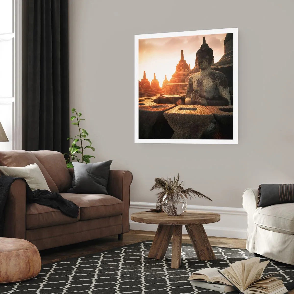 Affisch - Stora visdomens väder - 40x40 cm