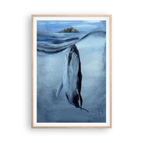 Affisch i ram av ljusek - Två världar i norr - 70x100 cm