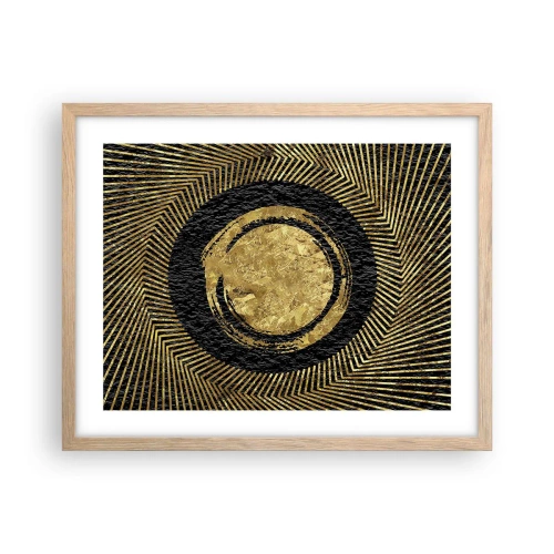 Affisch i ram av ljusek - Glamourös komposition - 50x40 cm