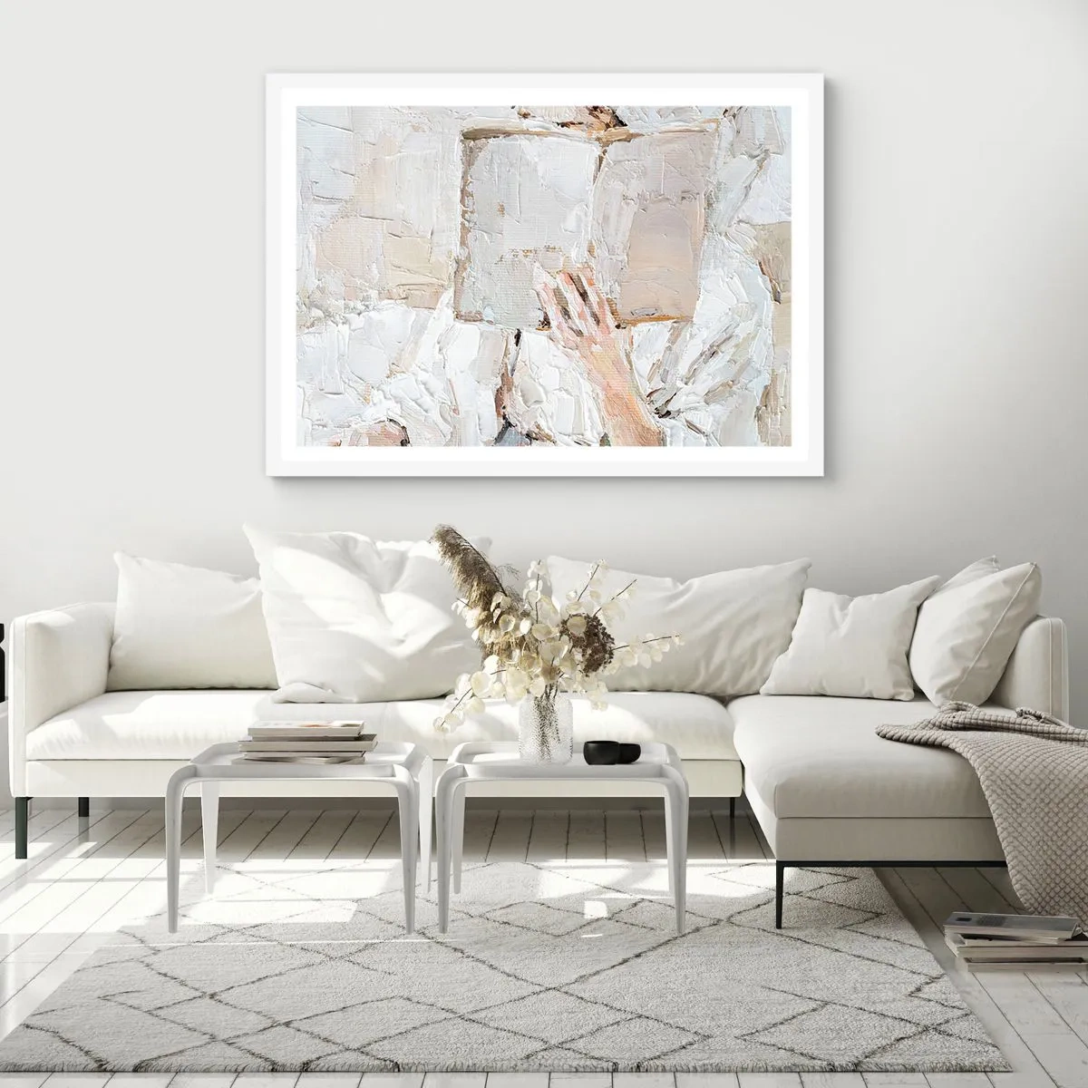 Affisch i vit ram - I en annan värld - 50x40 cm