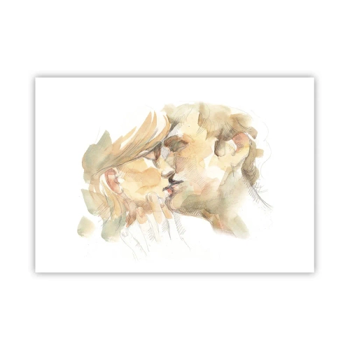Affisch - Upphittad hälft? - 100x70 cm