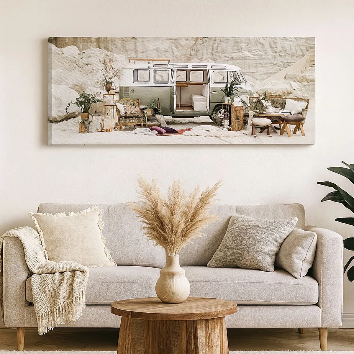 Canvastavla - Bild på duk - Dags att börja resan - 100x40 cm