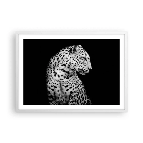 Affisch i vit ram - Perfekt höger profil! - 70x50 cm