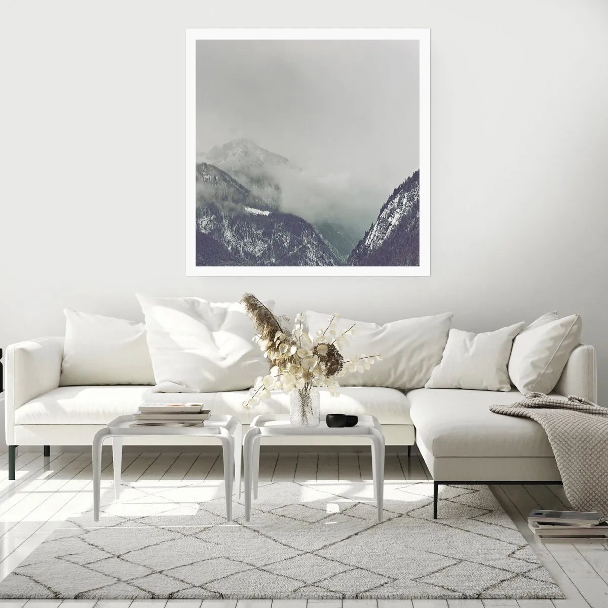 Affisch - Dimmig dal - 50x50 cm