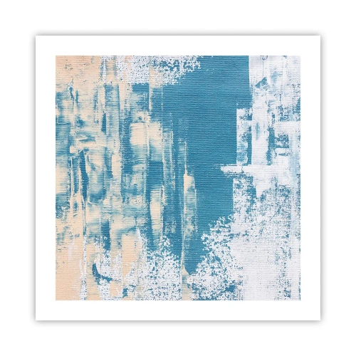Affisch - Genom istapp - 50x50 cm
