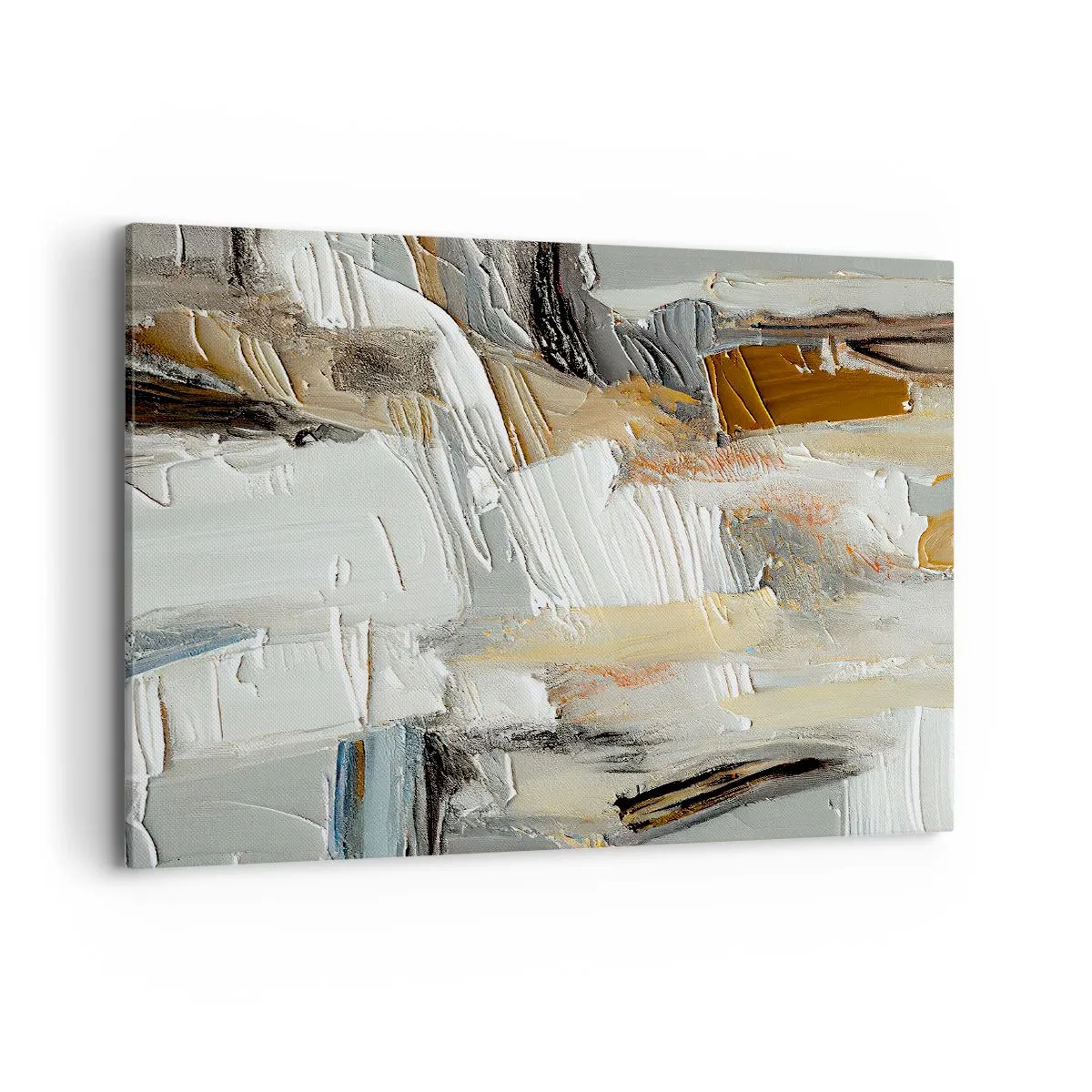 Canvastavla - Bild på duk - Färgstarka lager på lager - 100x70 cm