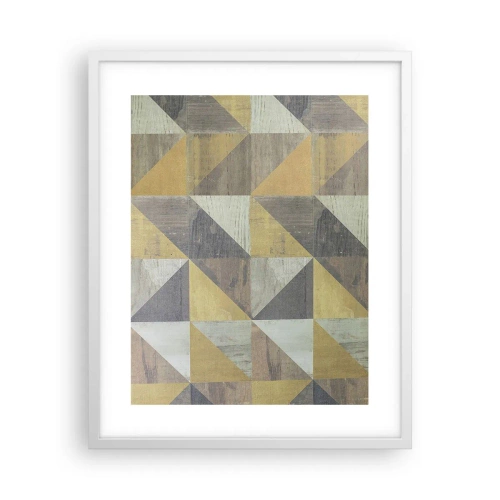 Affisch i vit ram - Under triangelns vinkel - 40x50 cm
