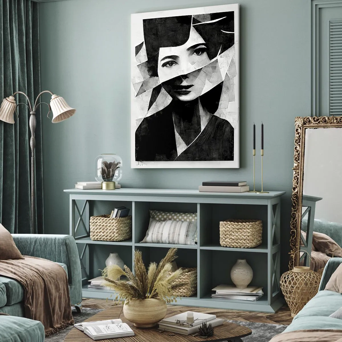 Canvastavla - Bild på duk - Verkligen vad du är... - 55x100 cm